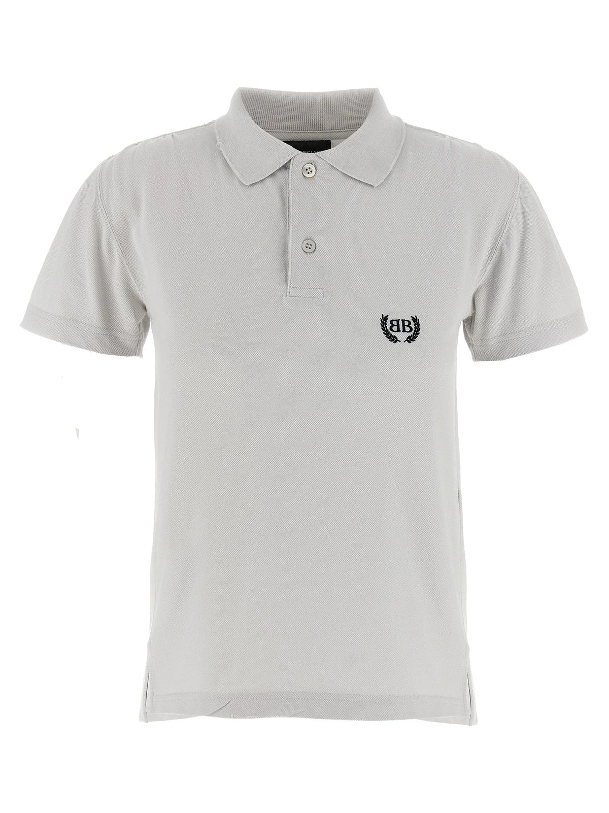 Balenciaga Gray Cotton Polo Shirt - S