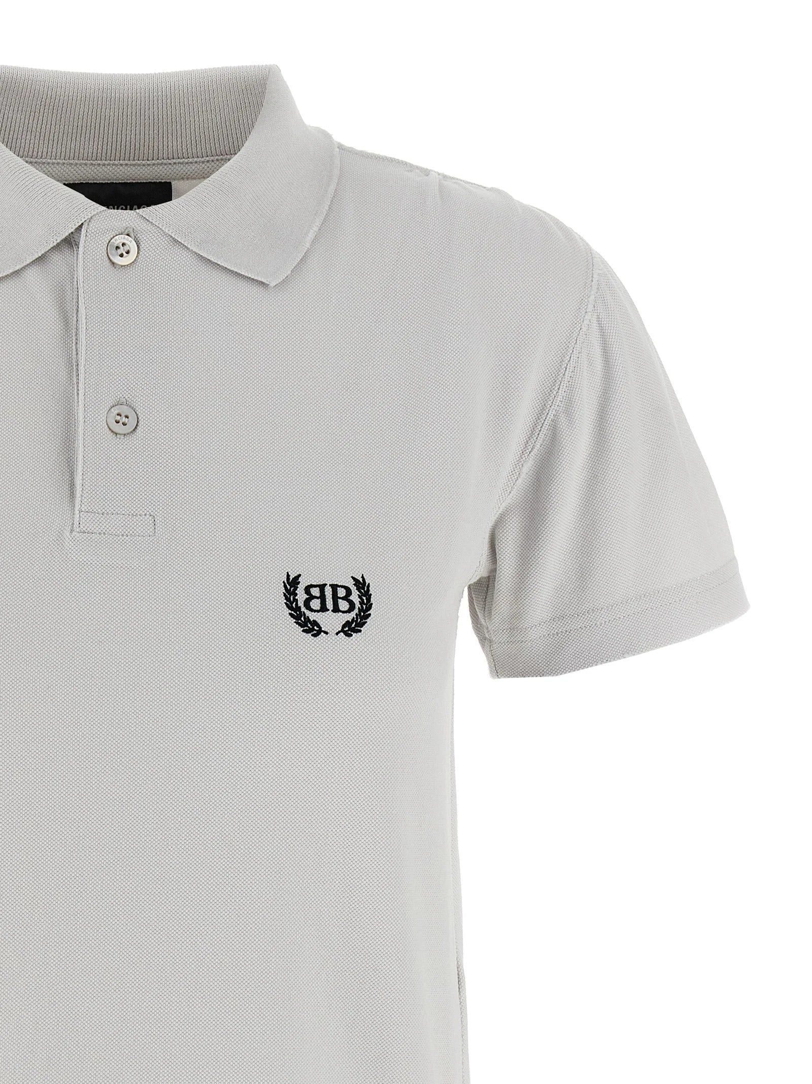 Balenciaga Gray Cotton Polo Shirt - S