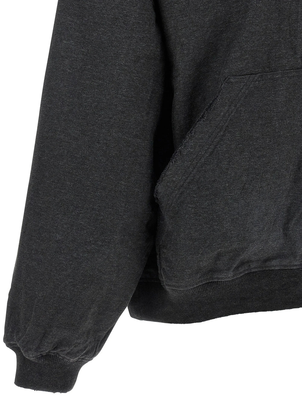 Balenciaga Gray Cotton Sweatshirt