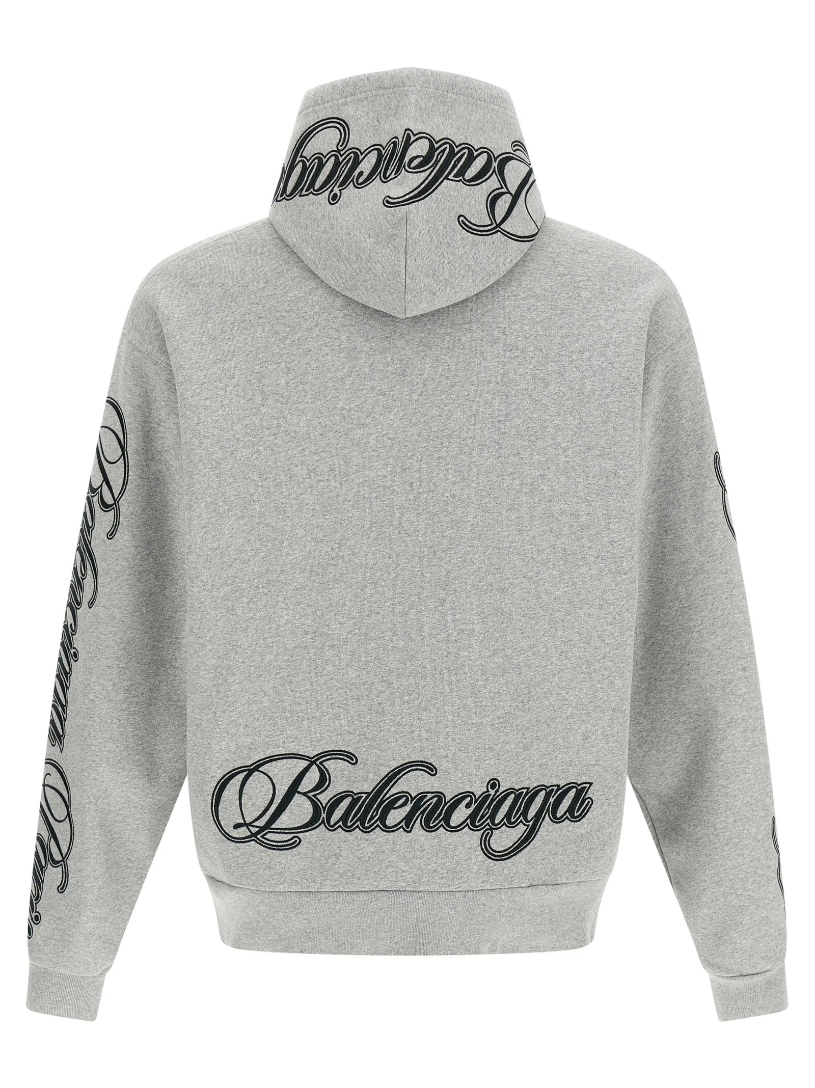 Balenciaga Gray Cotton Sweatshirt