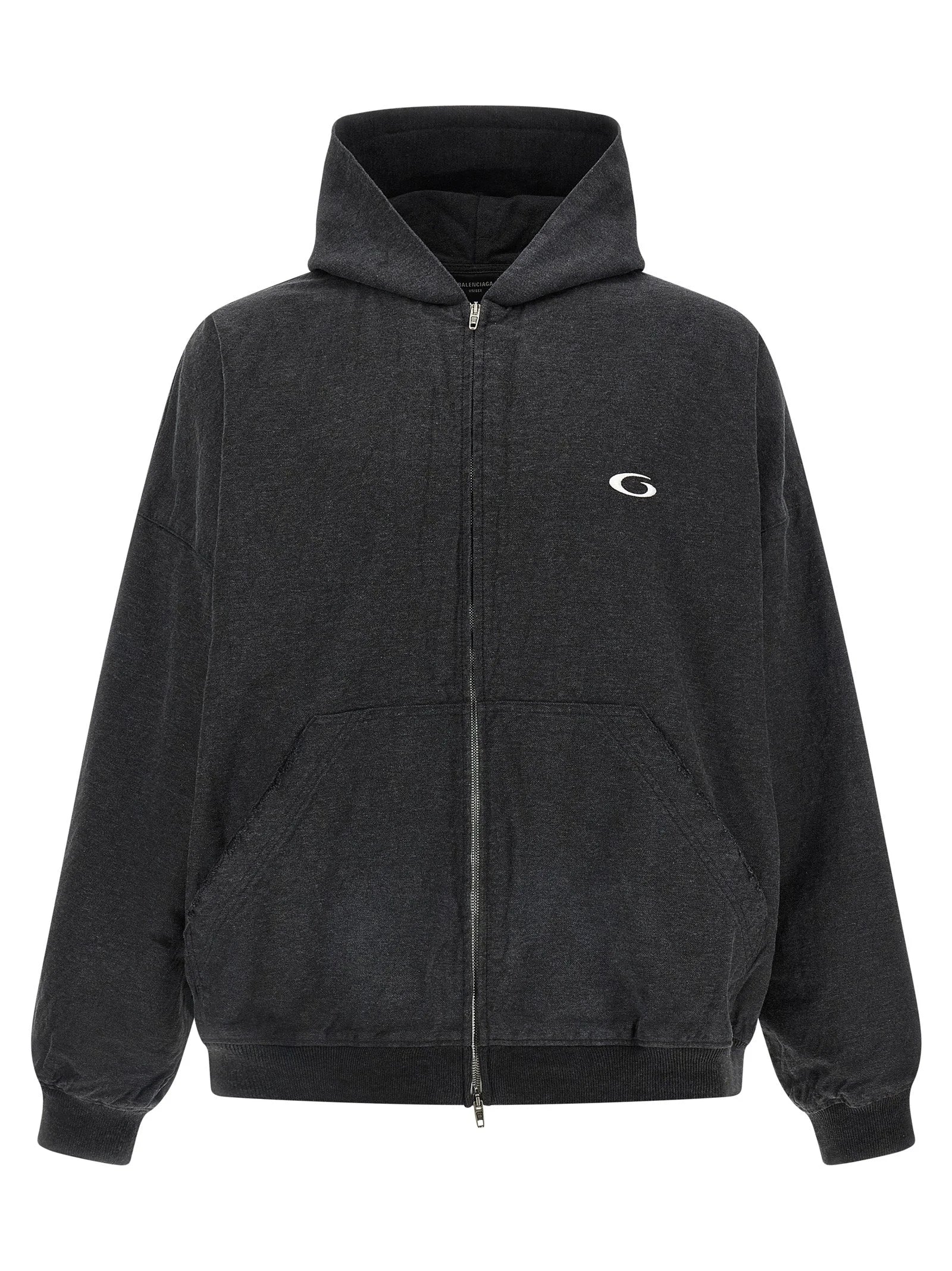 Balenciaga Gray Cotton Sweatshirt