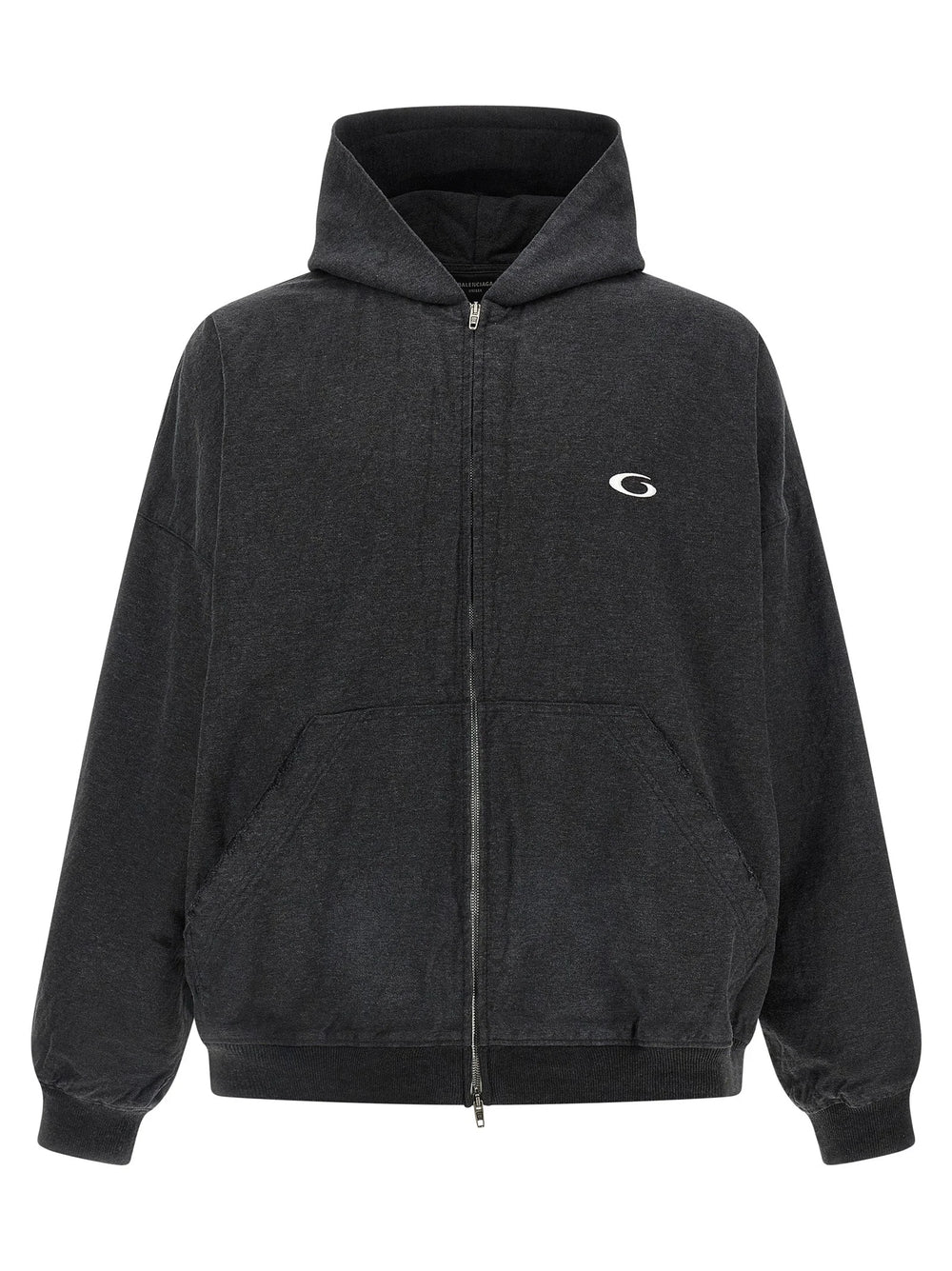 Balenciaga Gray Cotton Sweatshirt