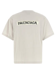 Balenciaga Gray Cotton T-Shirt