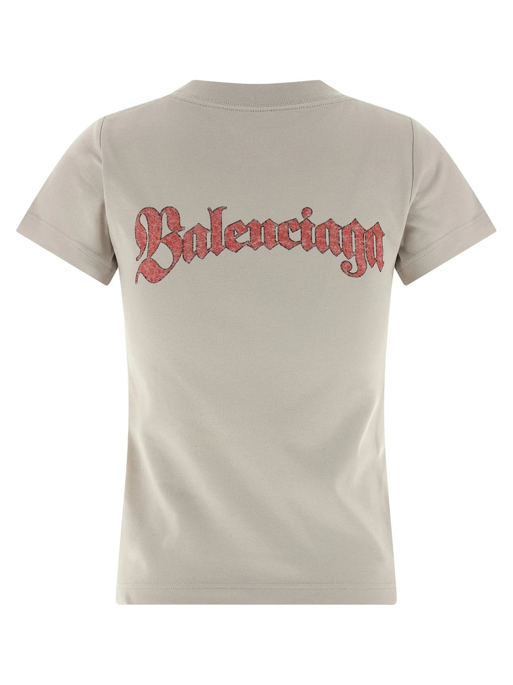 Balenciaga Gray Cotton T-Shirt