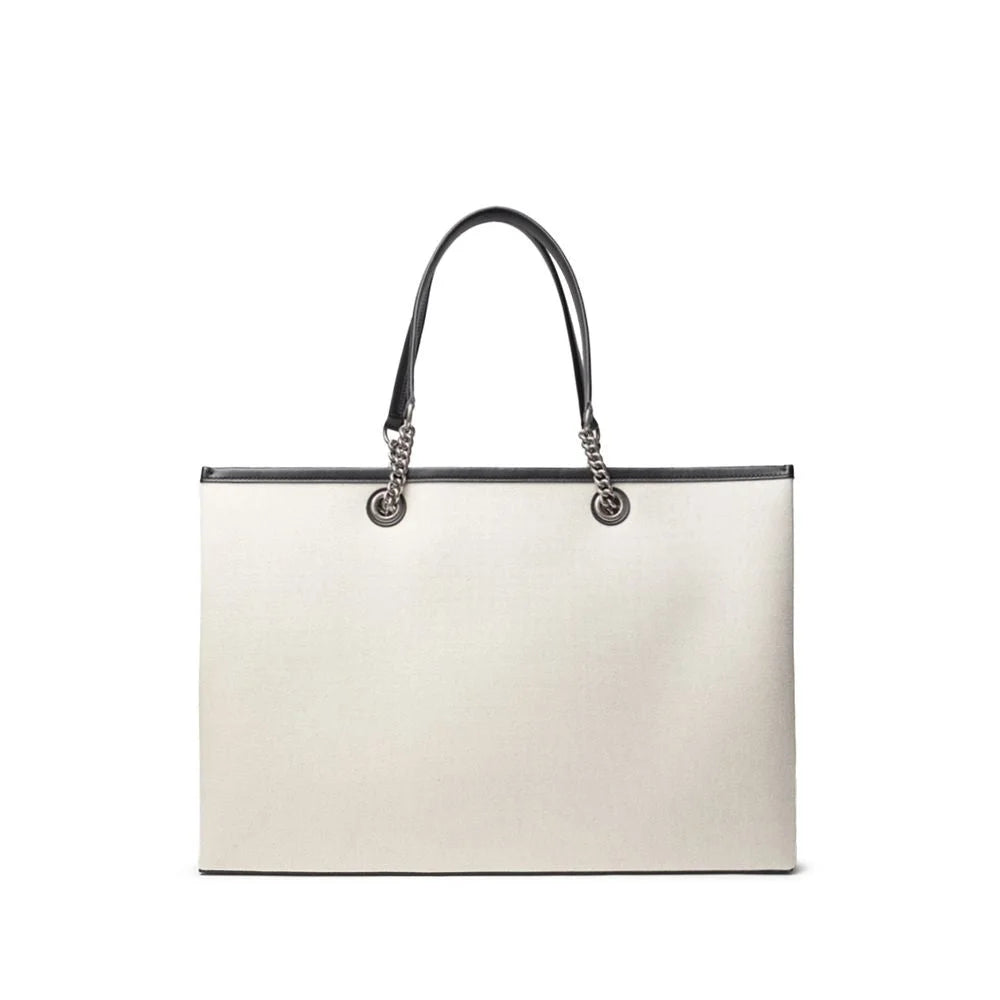 Balenciaga Gray Cotton Tote Bag - Tote Bags