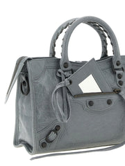Balenciaga Gray Lamb Leather Handbag