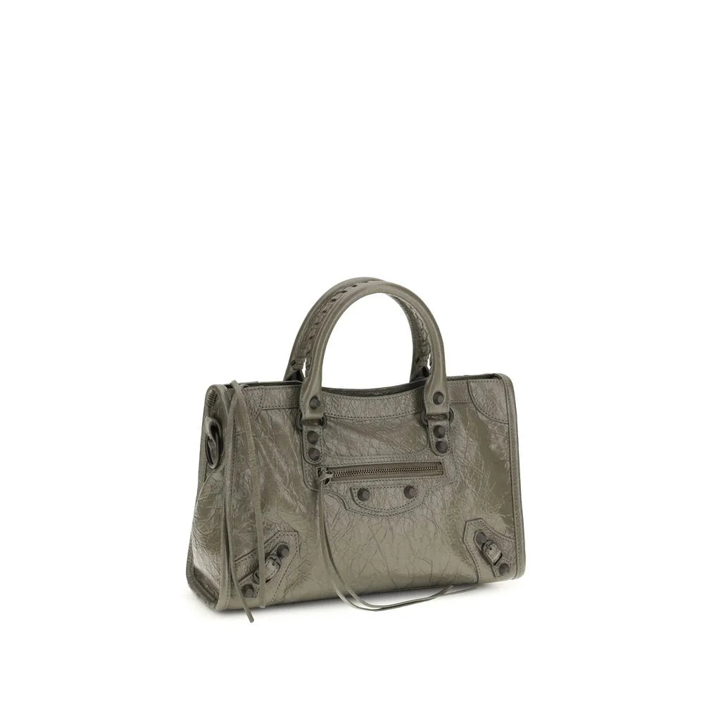 Balenciaga Gray Lamb Ovis Aries Aries Shoulder Bag - Shoulder Bags