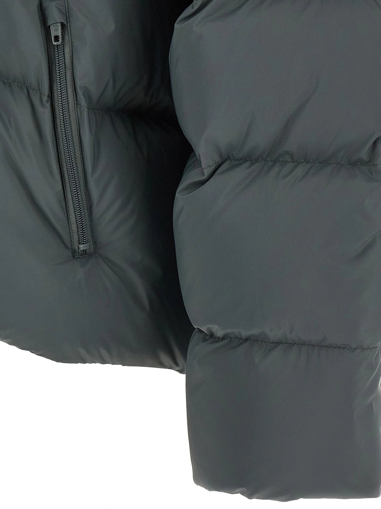 Balenciaga Gray Polyamide Full-Length Jacket