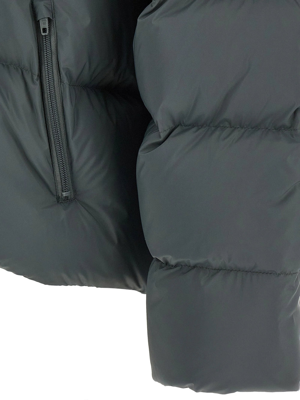 Balenciaga Gray Polyamide Full-Length Jacket