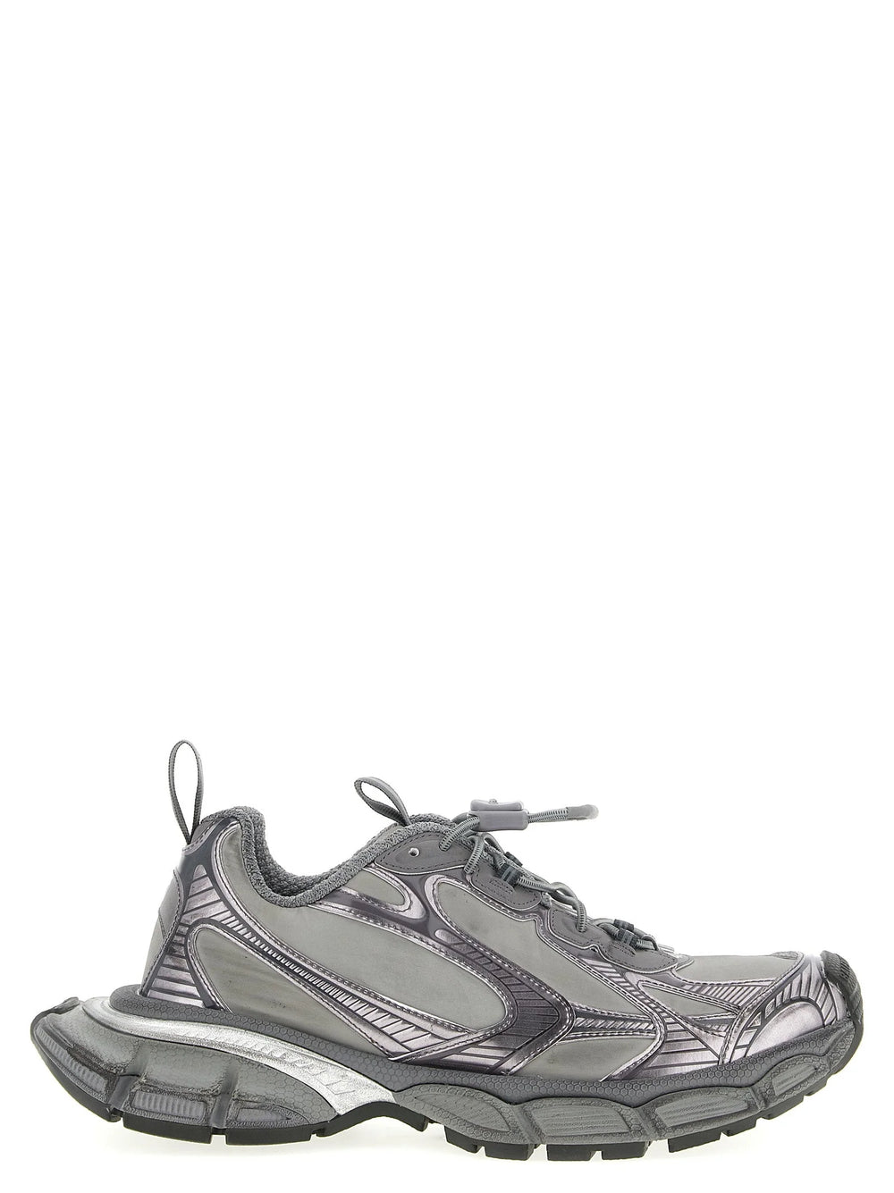Balenciaga Gray Polyester Athletic Sneakers