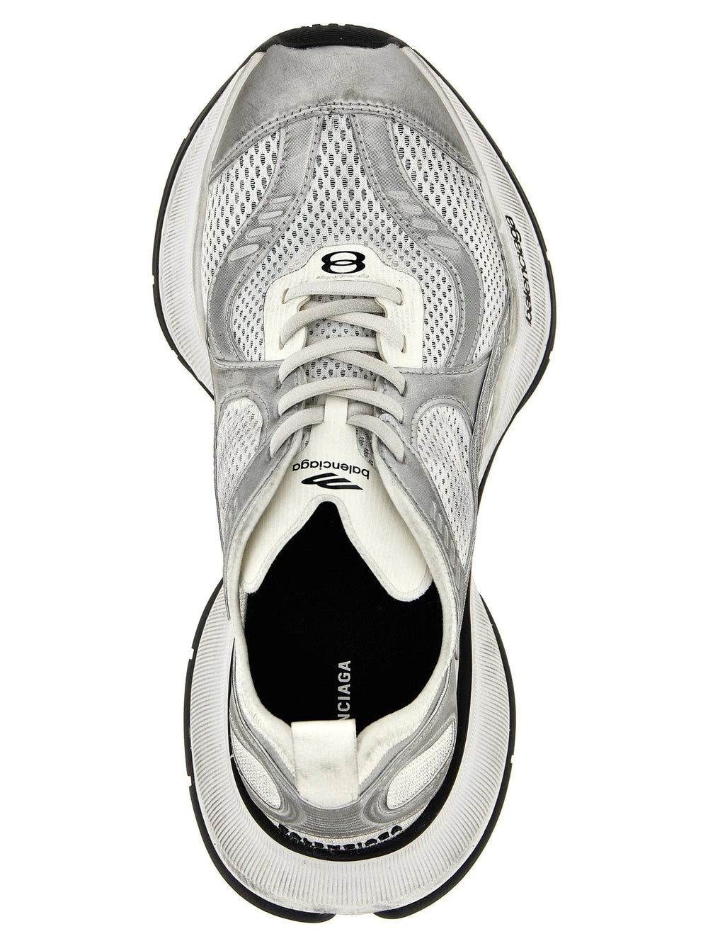 Balenciaga Gray Polyester Athletic Sneakers
