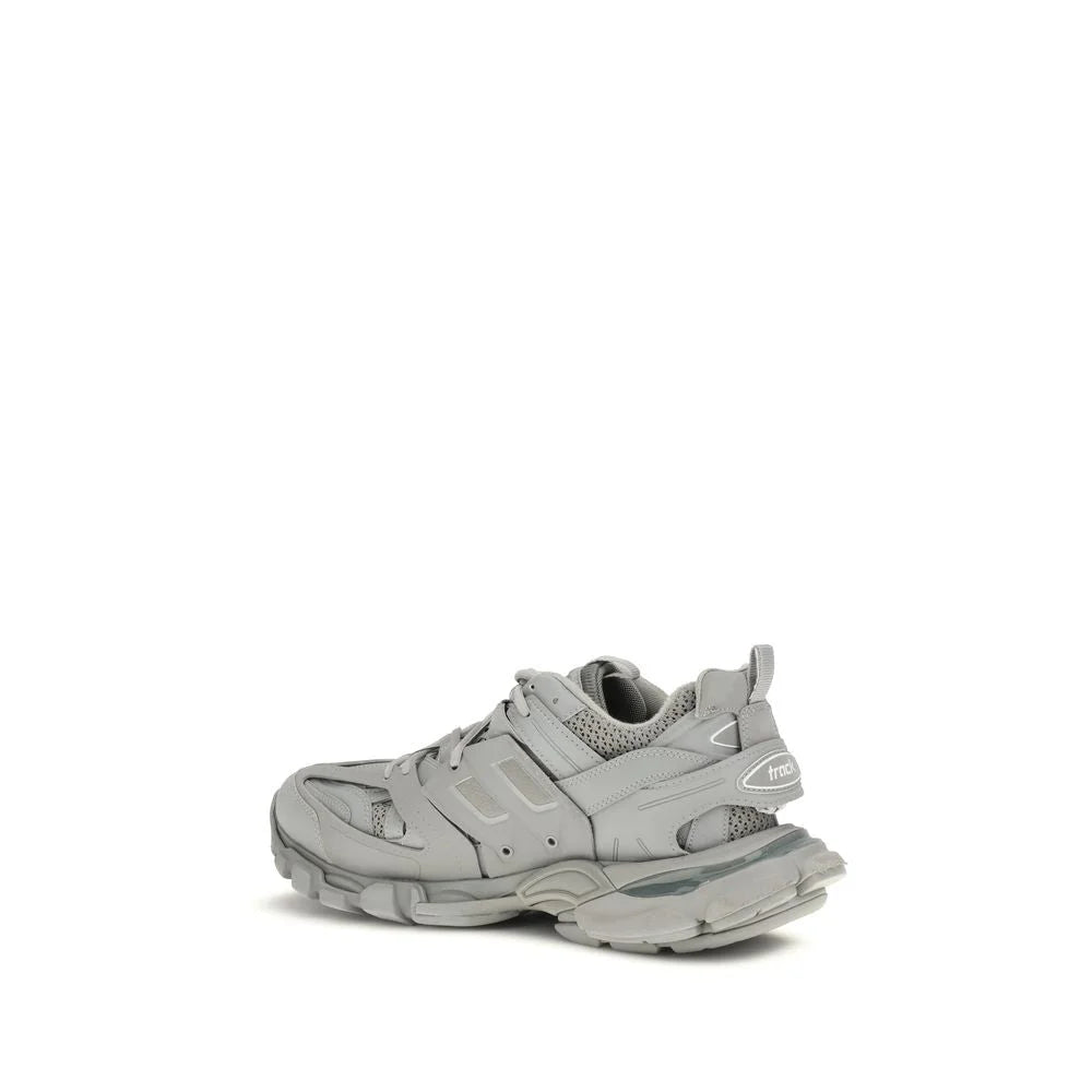 Balenciaga Gray Polyester Athletic Sneakers