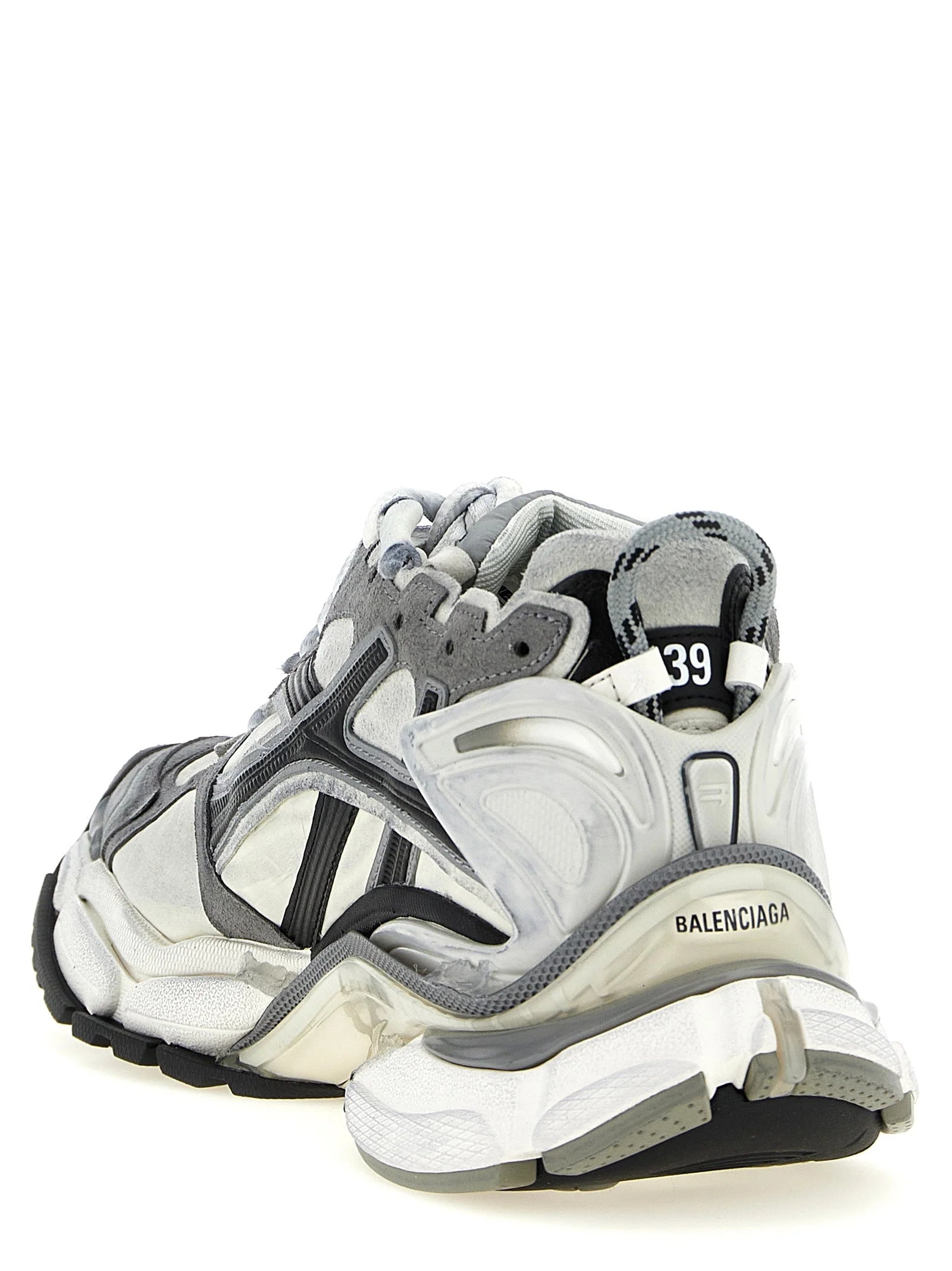 Balenciaga Gray Polyethylene Athletic Sneakers