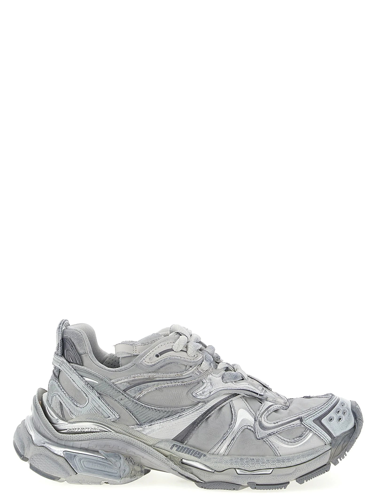 Balenciaga Gray Polyethylene Athletic Sneakers