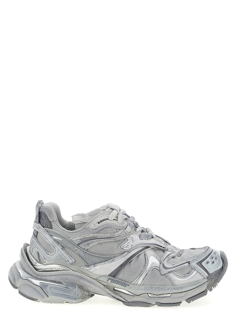 Balenciaga Gray Polyethylene Athletic Sneakers