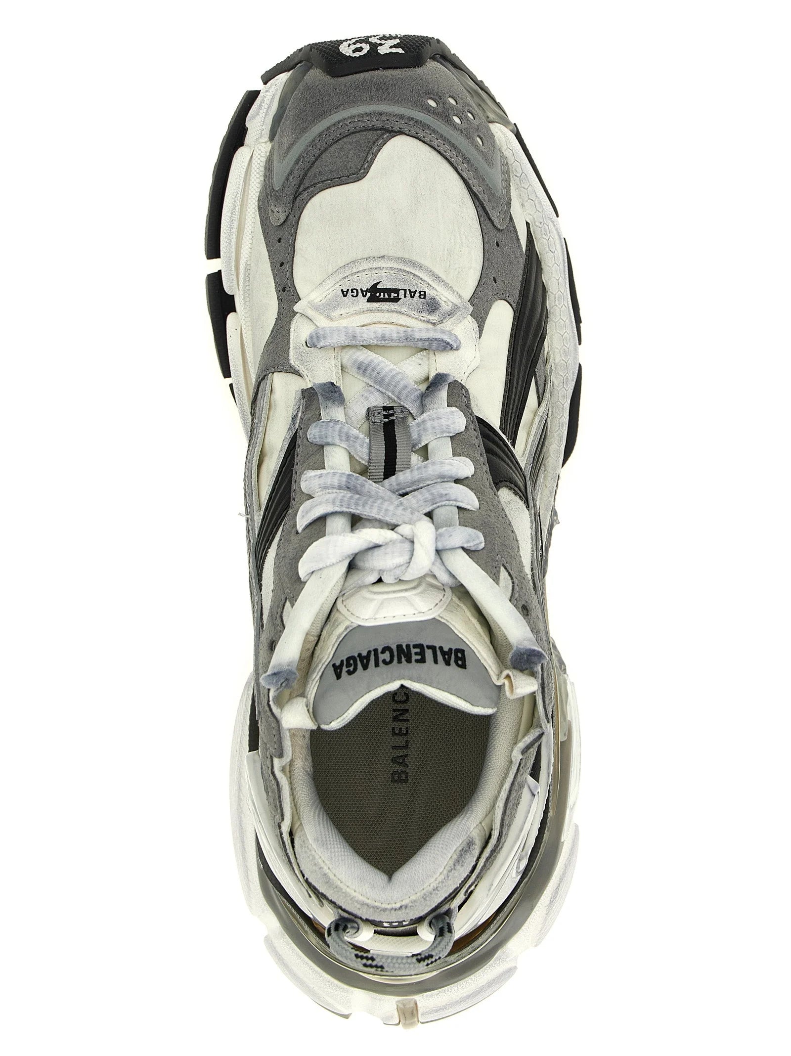 Balenciaga Gray Polyethylene Athletic Sneakers