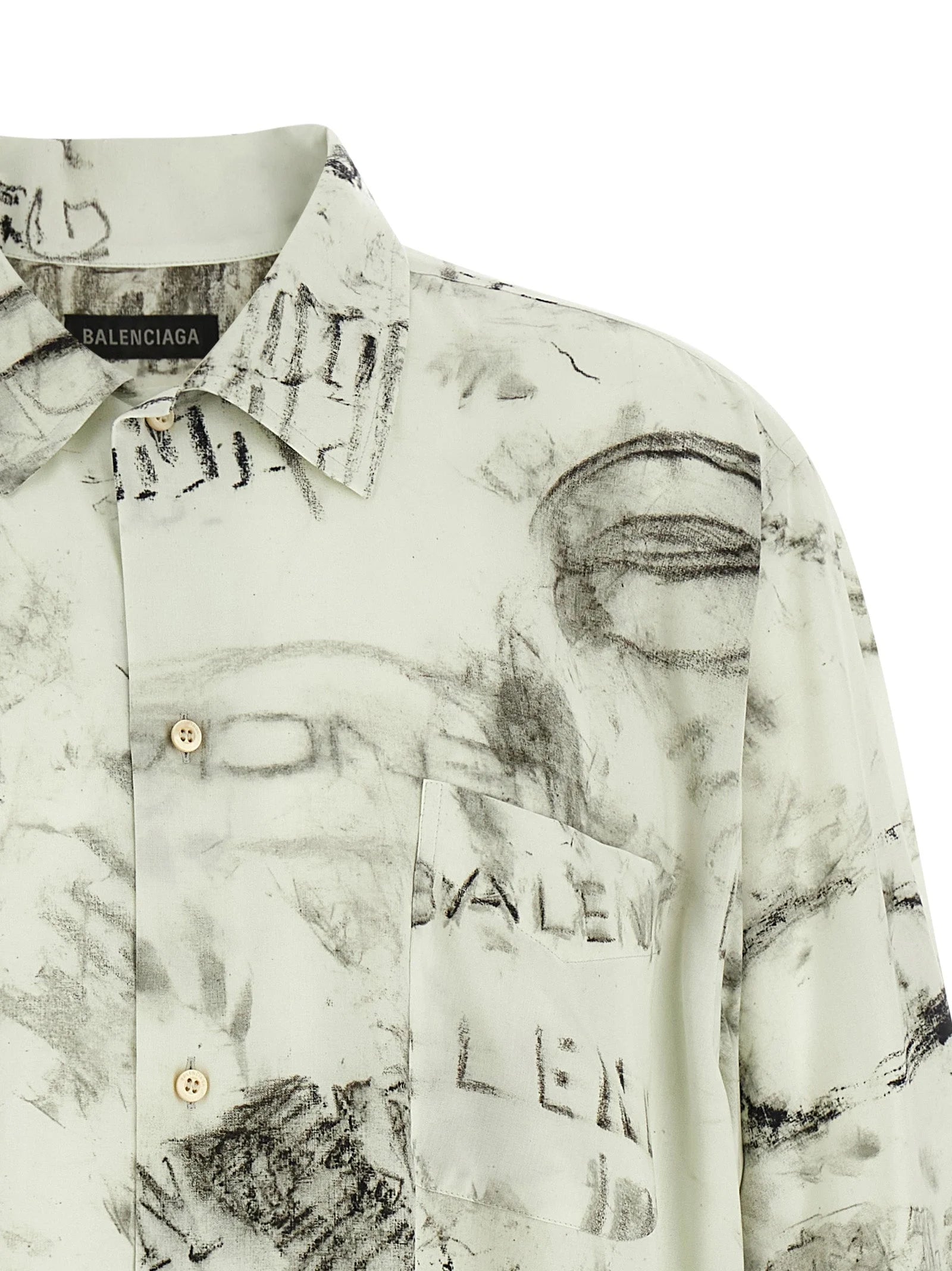 Balenciaga Gray Viscose Blouse - IT52 | XL