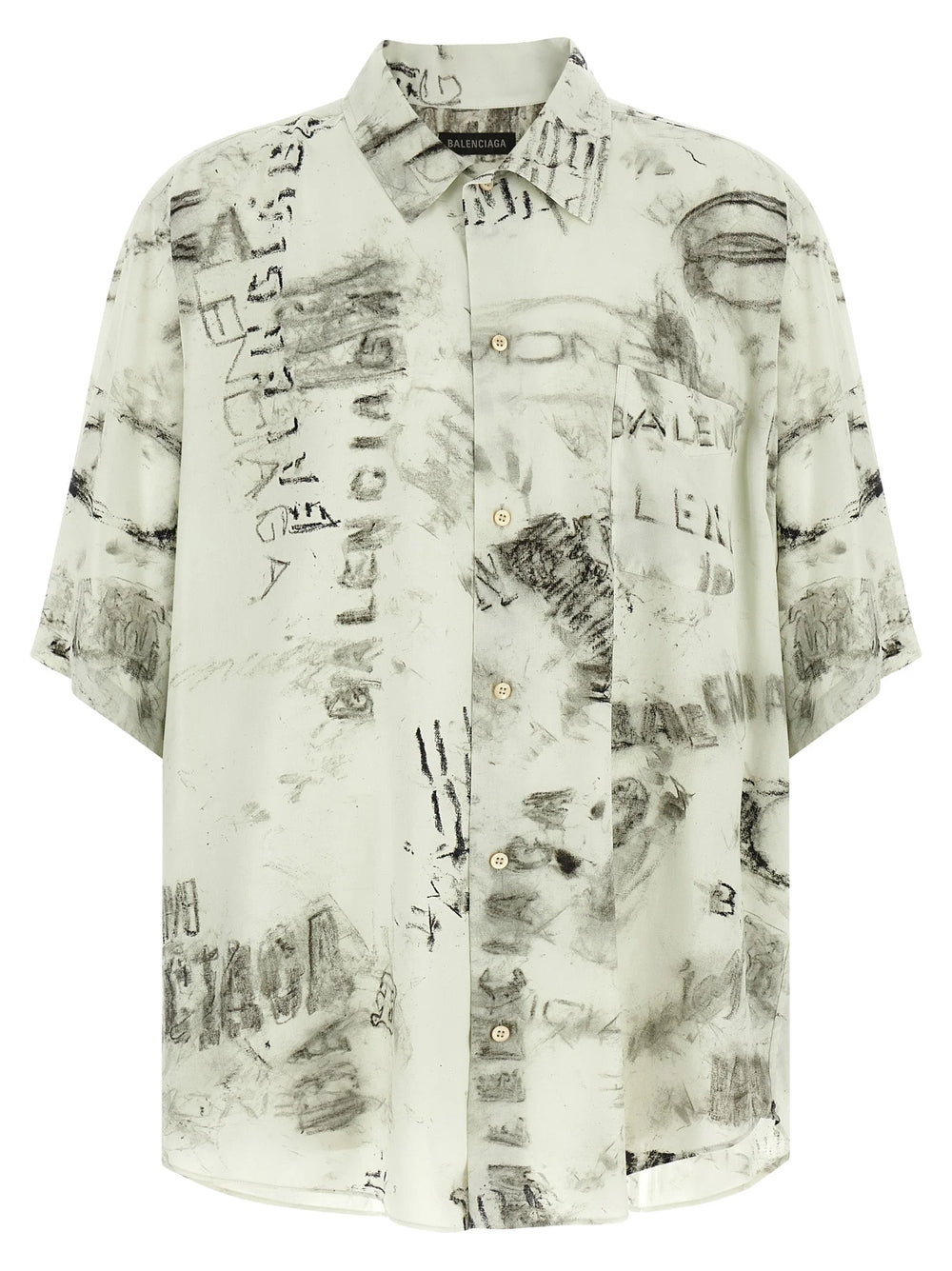 Balenciaga Gray Viscose Blouse - IT52 | XL