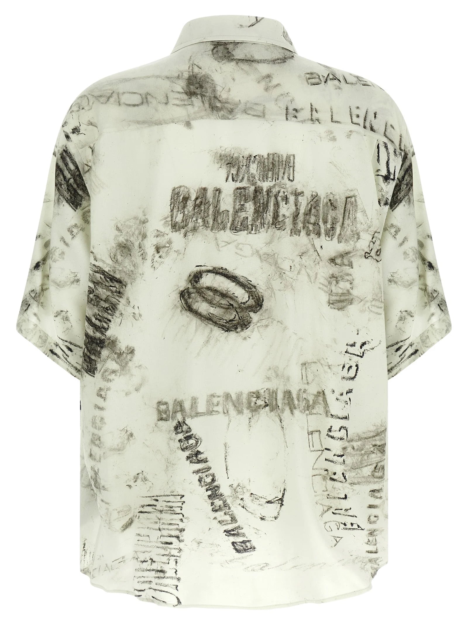 Balenciaga Gray Viscose Blouse - IT52 | XL