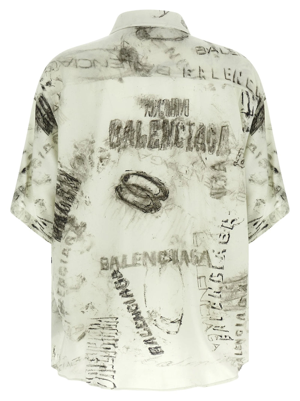 Balenciaga Gray Viscose Blouse - IT52 | XL