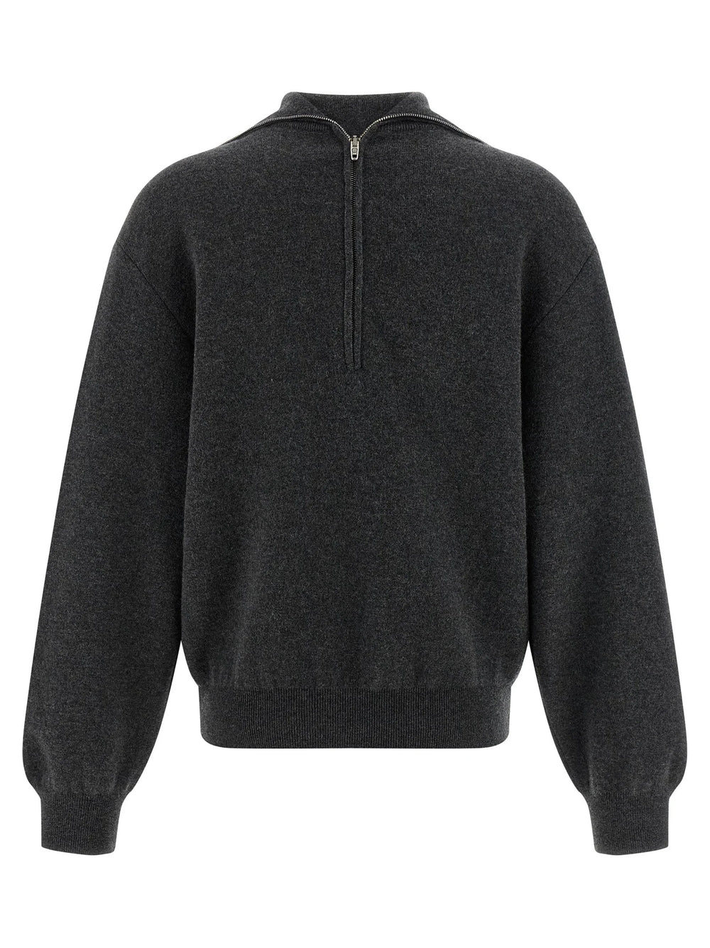 Balenciaga Gray Wool Cardigan