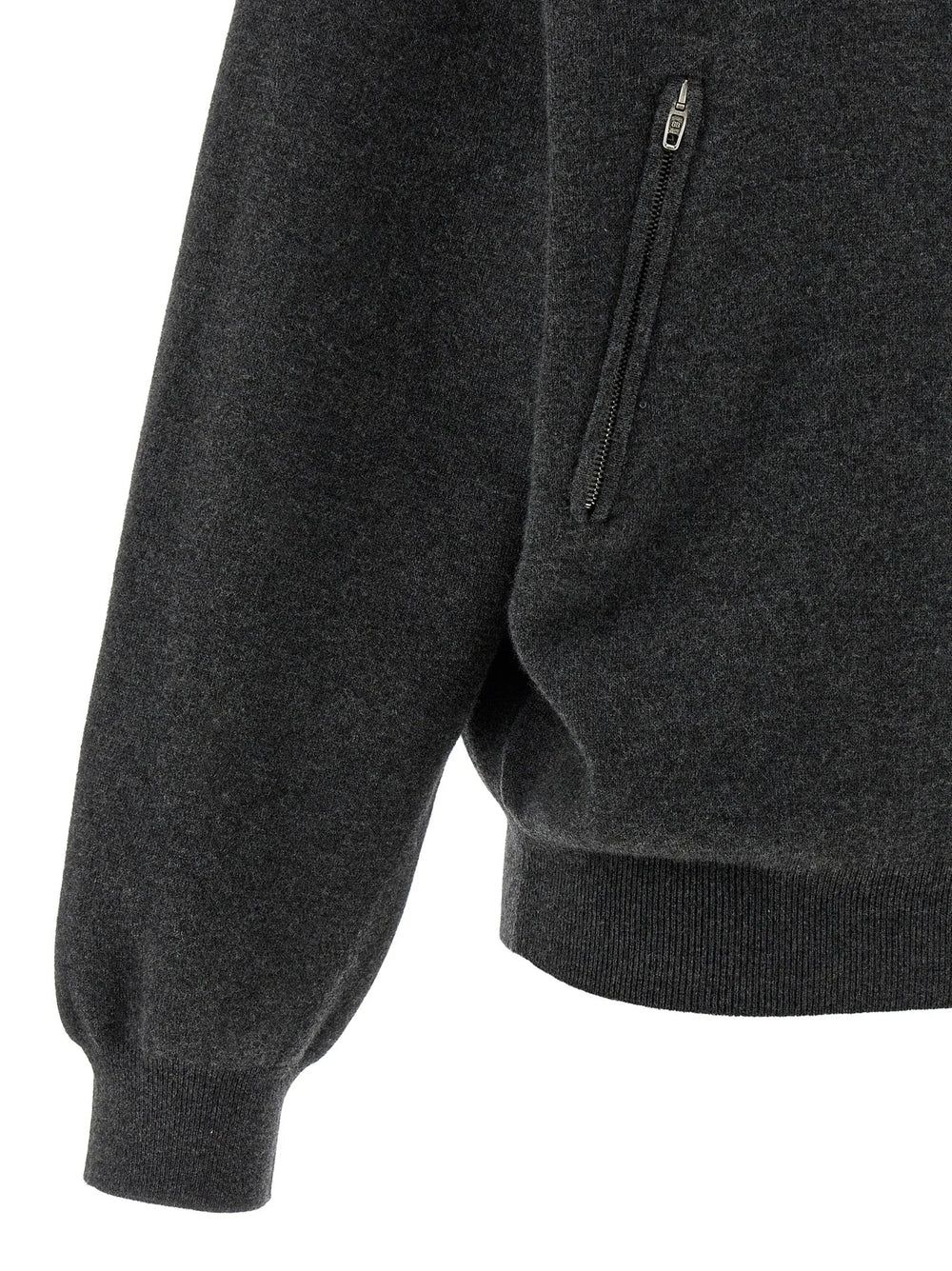 Balenciaga Gray Wool Cardigan