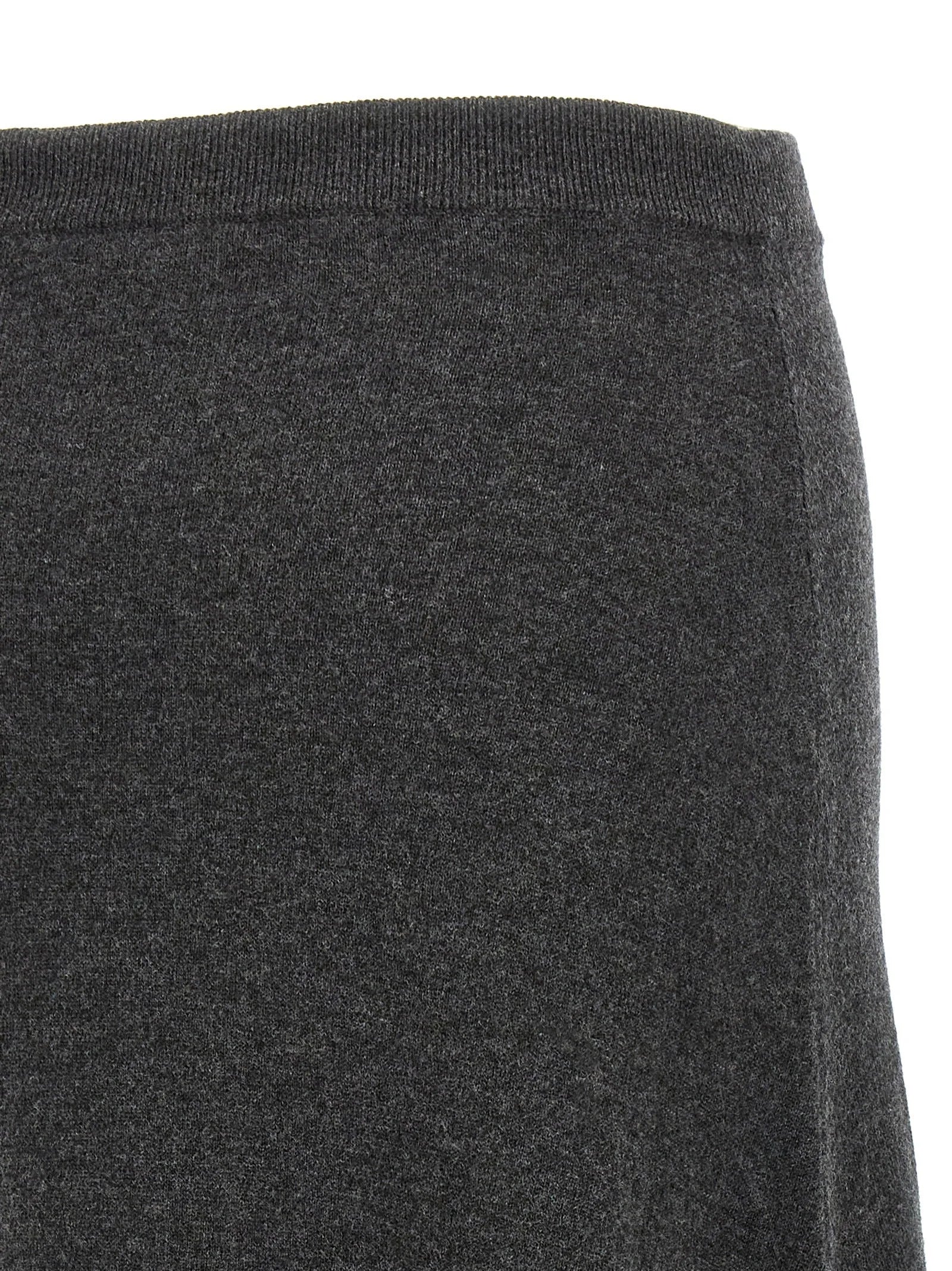Balenciaga Gray Wool Mini Skirt - M