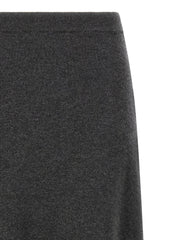 Balenciaga Gray Wool Mini Skirt - M