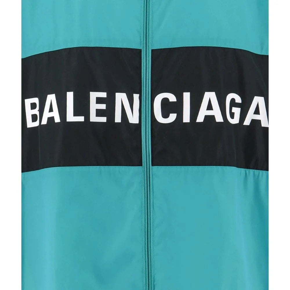 Balenciaga Green Polyamide Shell Jacket