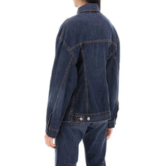 Balenciaga ’Hourglass’ Denim Jacket - 42 - Trucker Jackets