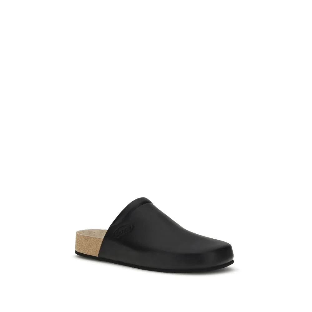 Balenciaga Leather Mules with cork insole - Flats