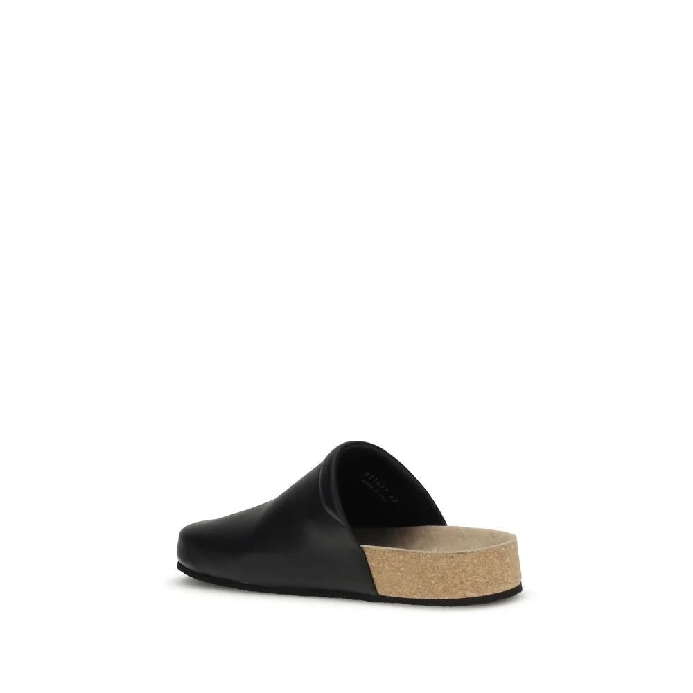 Balenciaga Leather Mules with cork insole - Flats