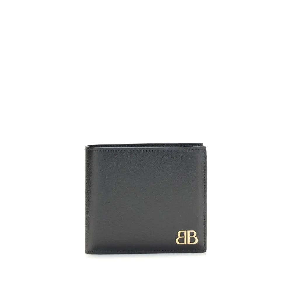 Balenciaga Logo plaque Wallet - Wallets