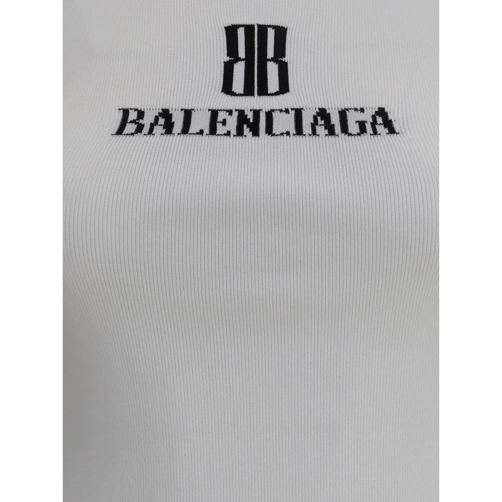 Balenciaga Logoed Top - Tank Tops