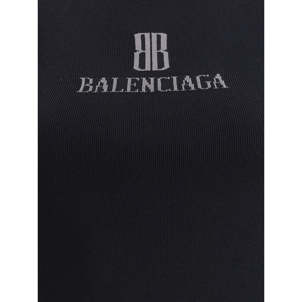Balenciaga Logoed Top - Tank Tops