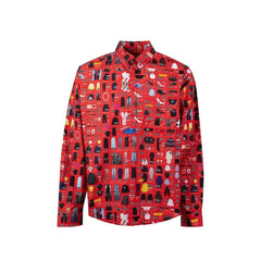Balenciaga Multicolor Cotton Pattern Shirt - 39