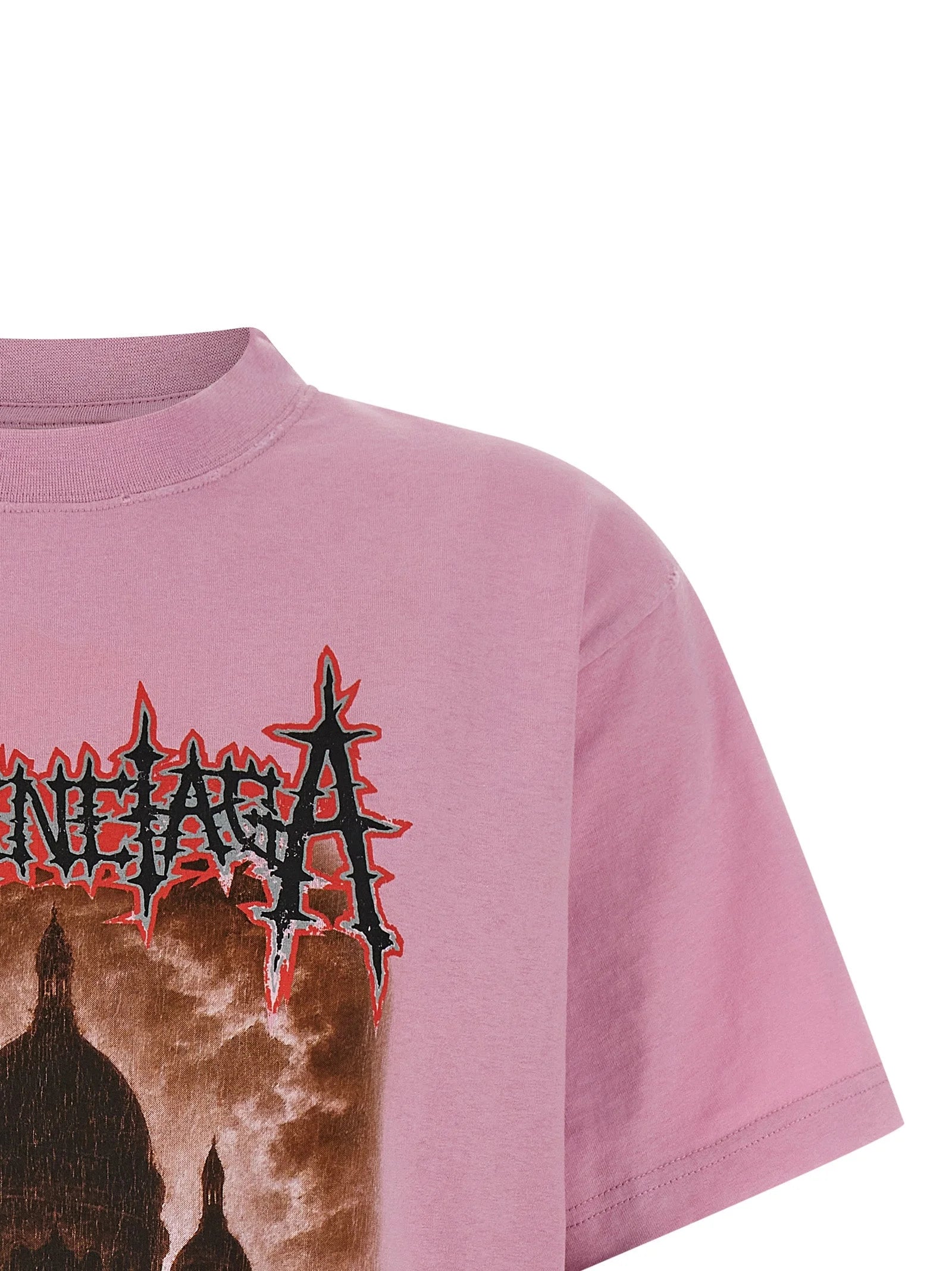 Balenciaga Multicolor Cotton T-Shirt - XS
