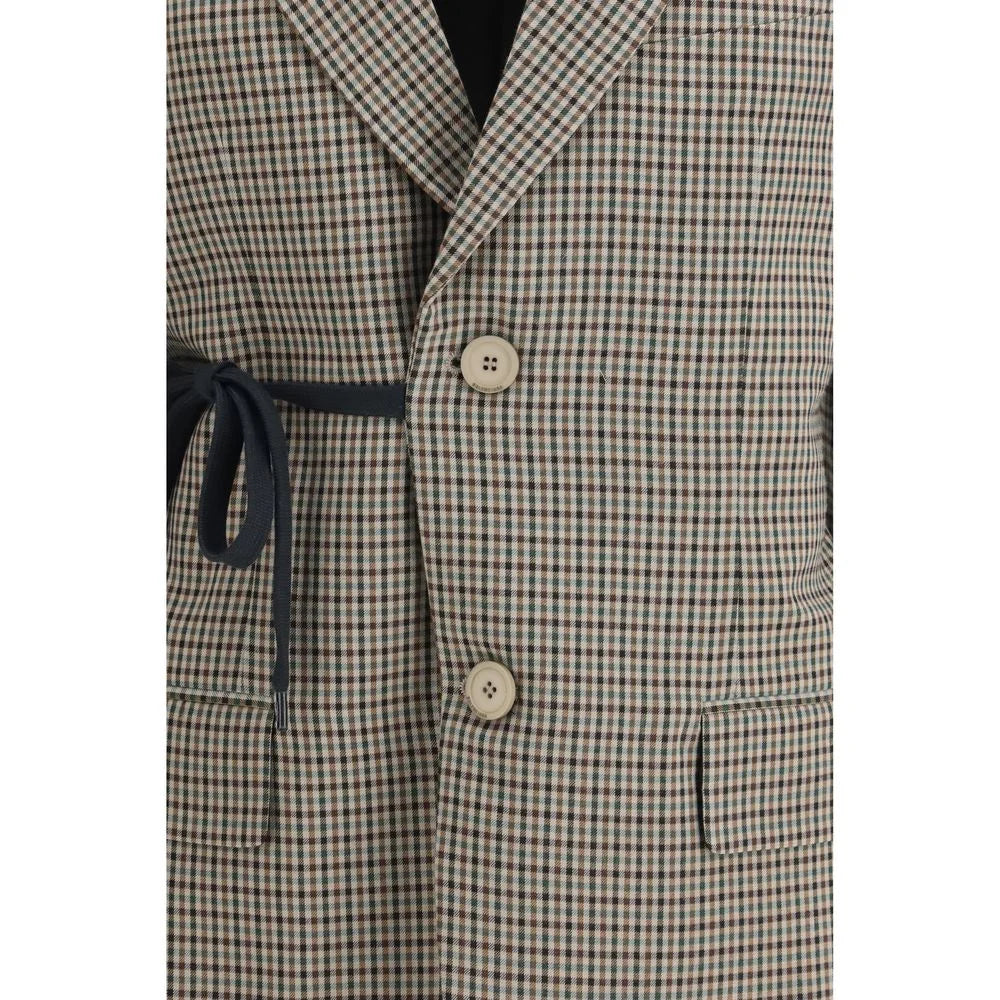 Balenciaga Multicolor Lyocell Coat - IT38 | S