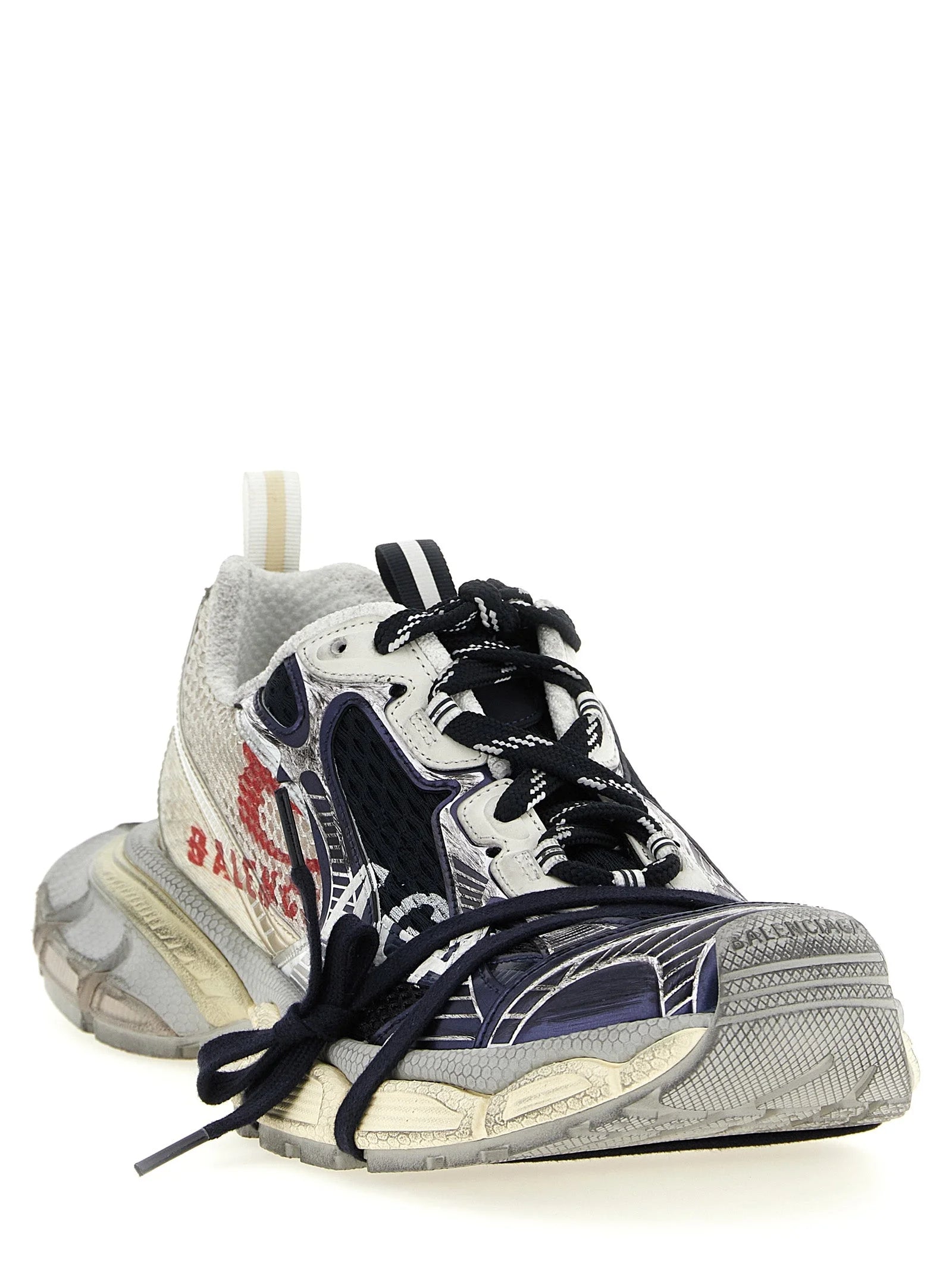 Balenciaga Multicolor Polyethylene Athletic Sneakers - EU 42 | US 9