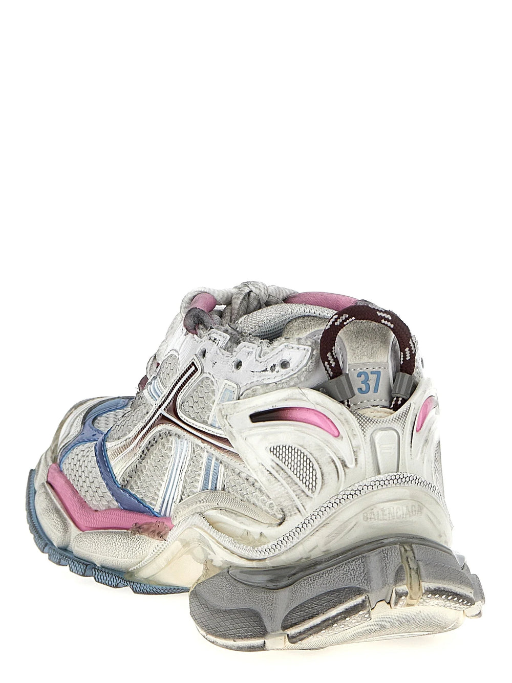 Balenciaga Multicolor Polyethylene Athletic Sneakers - EU36/US6