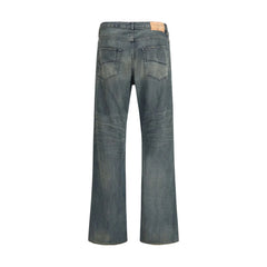 Balenciaga Relaxed fit Cotton Denim Pants - Jeans