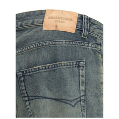 Balenciaga Relaxed fit Cotton Denim Pants - Jeans