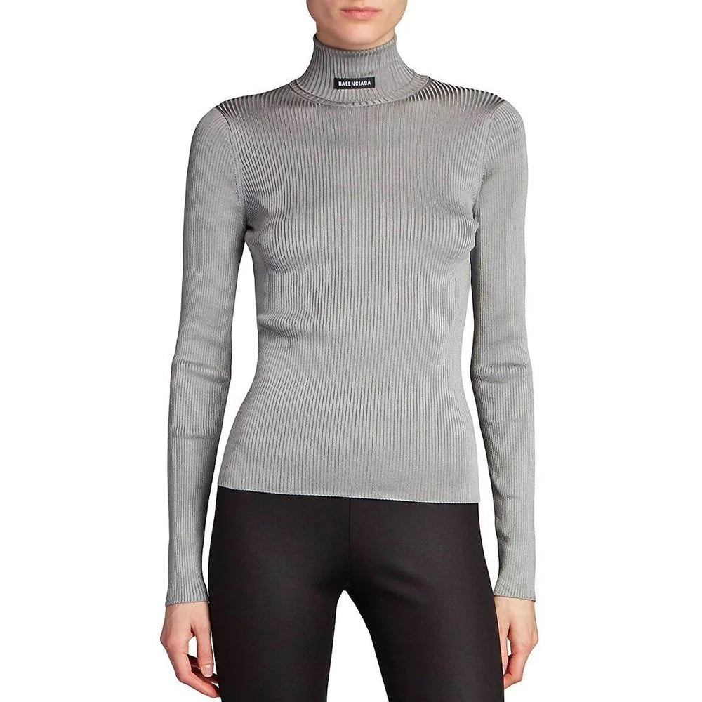 Balenciaga Ribbed Turtleneck Sweater - S