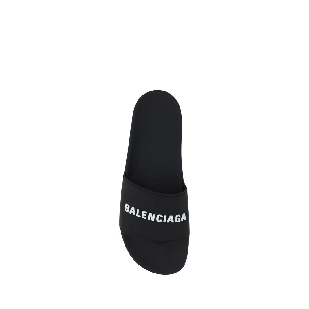 Balenciaga Rubber Pool Sandals - Sandals