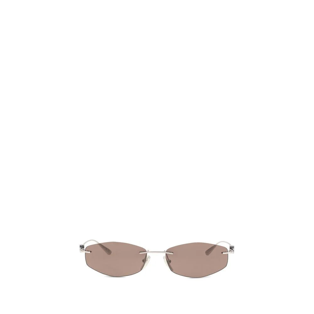 Balenciaga Silver Metal Sunglasses