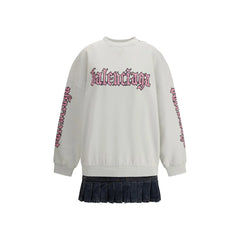 Balenciaga Sweatshirt Dress with logo