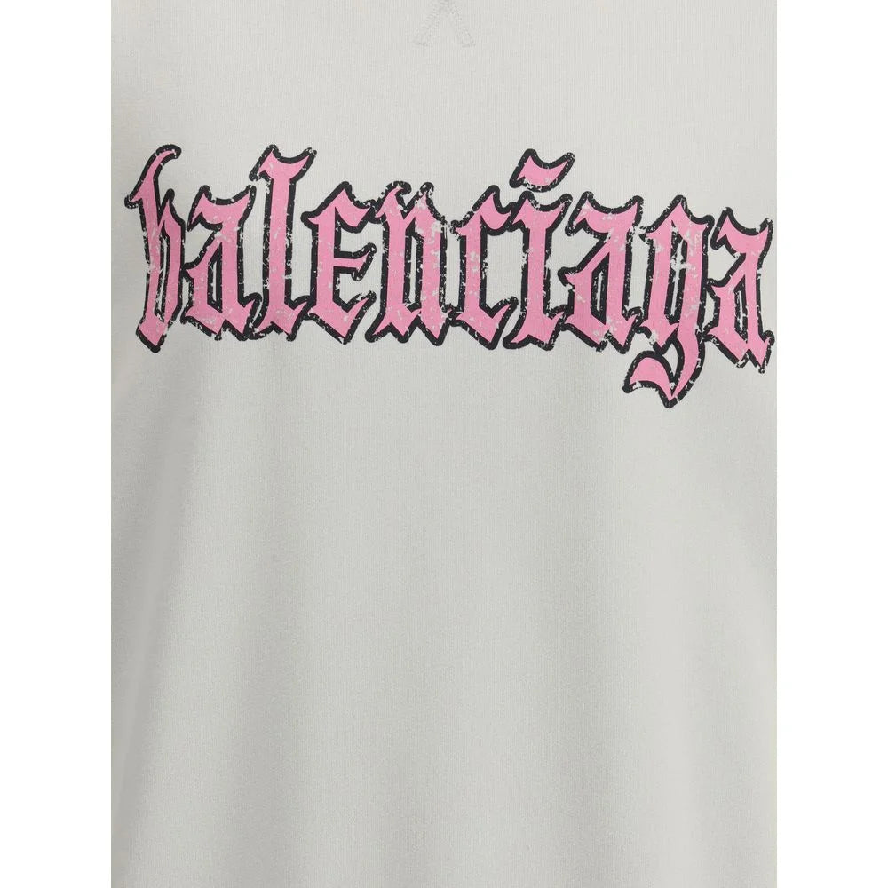 Balenciaga Sweatshirt Dress with logo - 4 - Dresses