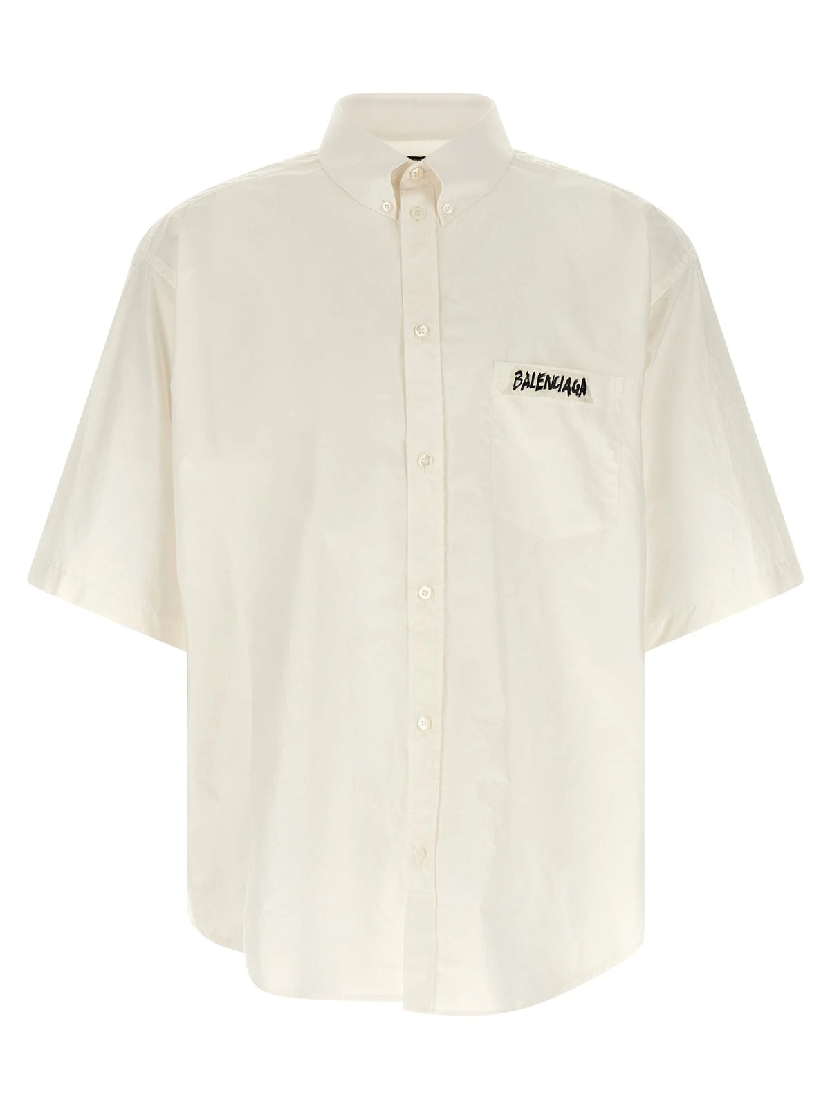 Balenciaga White Cotton Blouse