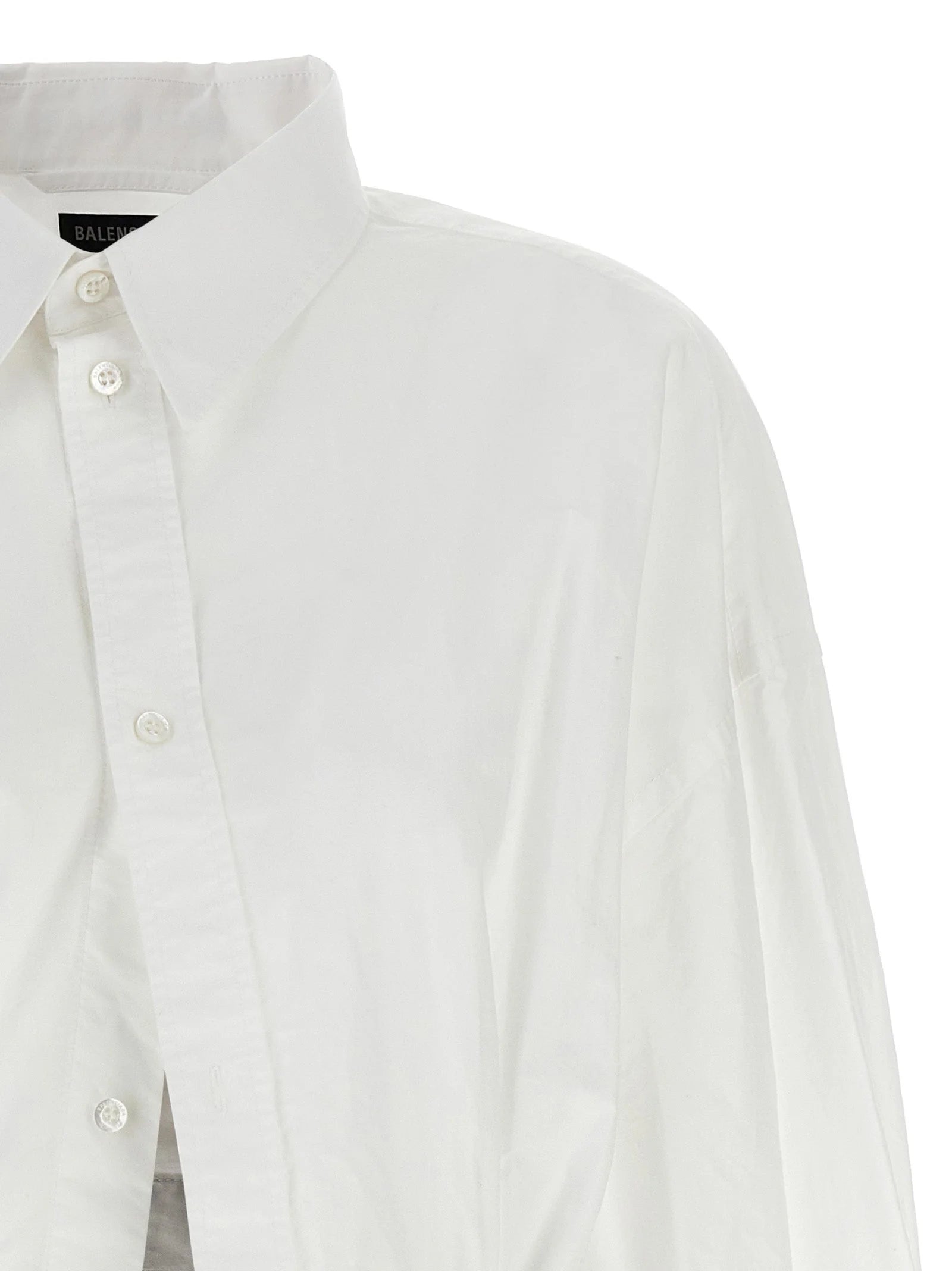 Balenciaga White Cotton Blouse