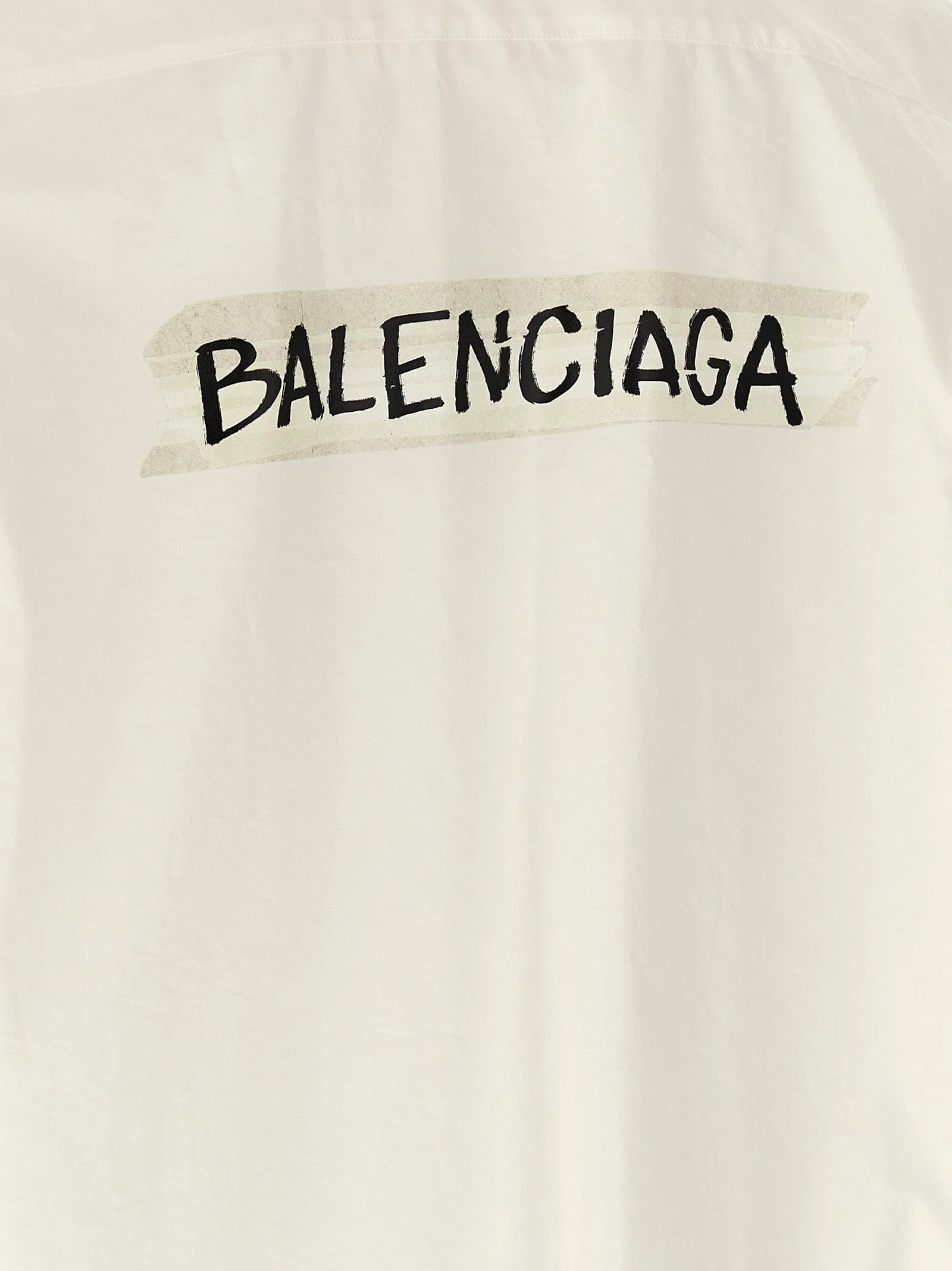 Balenciaga White Cotton Blouse